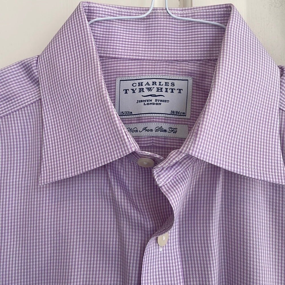 Charles Tyrwhitt Oxford Non-Iron Slim Fit 15/33